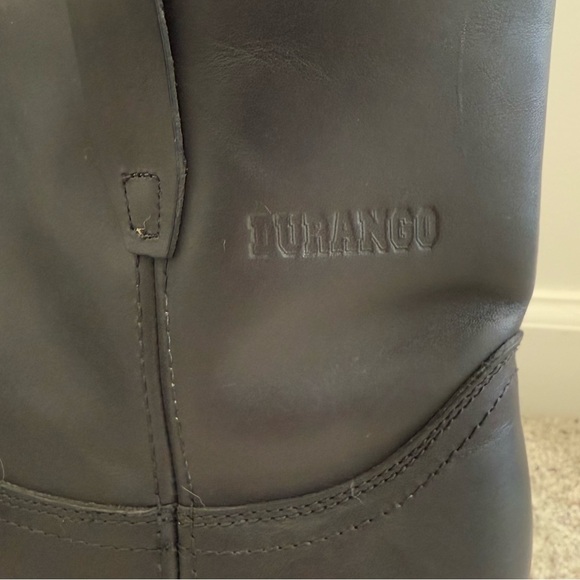 Men’s Durango SW900 100% Leather Western Work Boots in Black Size 10.5 - Picture 3 of 8